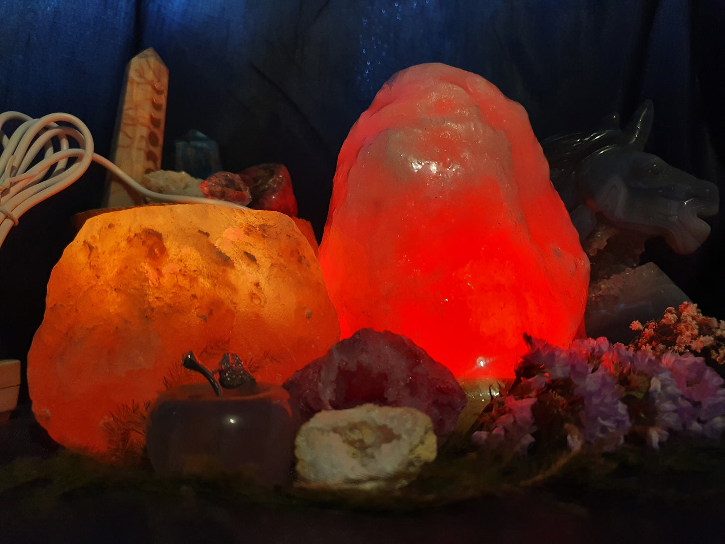 White Himalyan Salt lamp